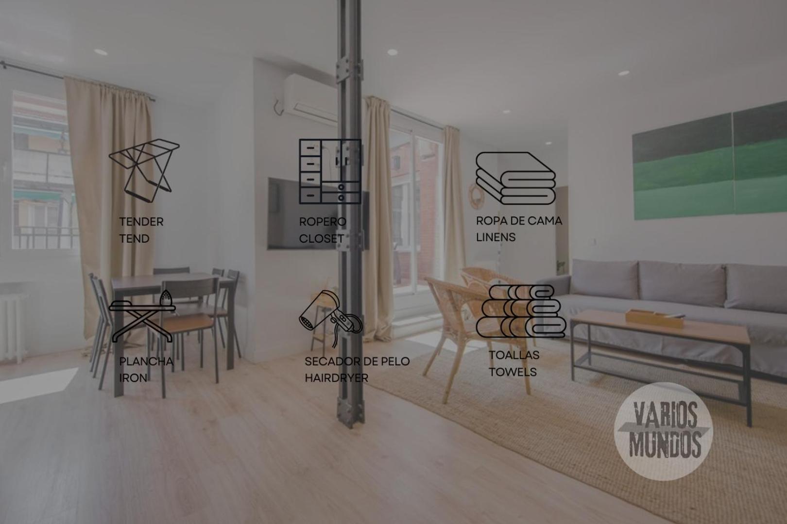 Apartamento Atico X9 Pax Con Gran Terraza En El La Latina Madrid Exterior foto